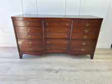 Load image into Gallery viewer, Kent-Coffey 9 Drawer Vintage Lowboy/Dresser *Custom Lacquer Included*
